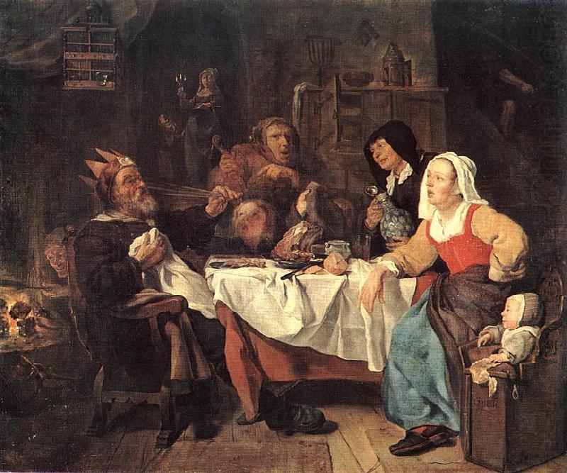 The Feast of the Bean King sg, METSU, Gabriel